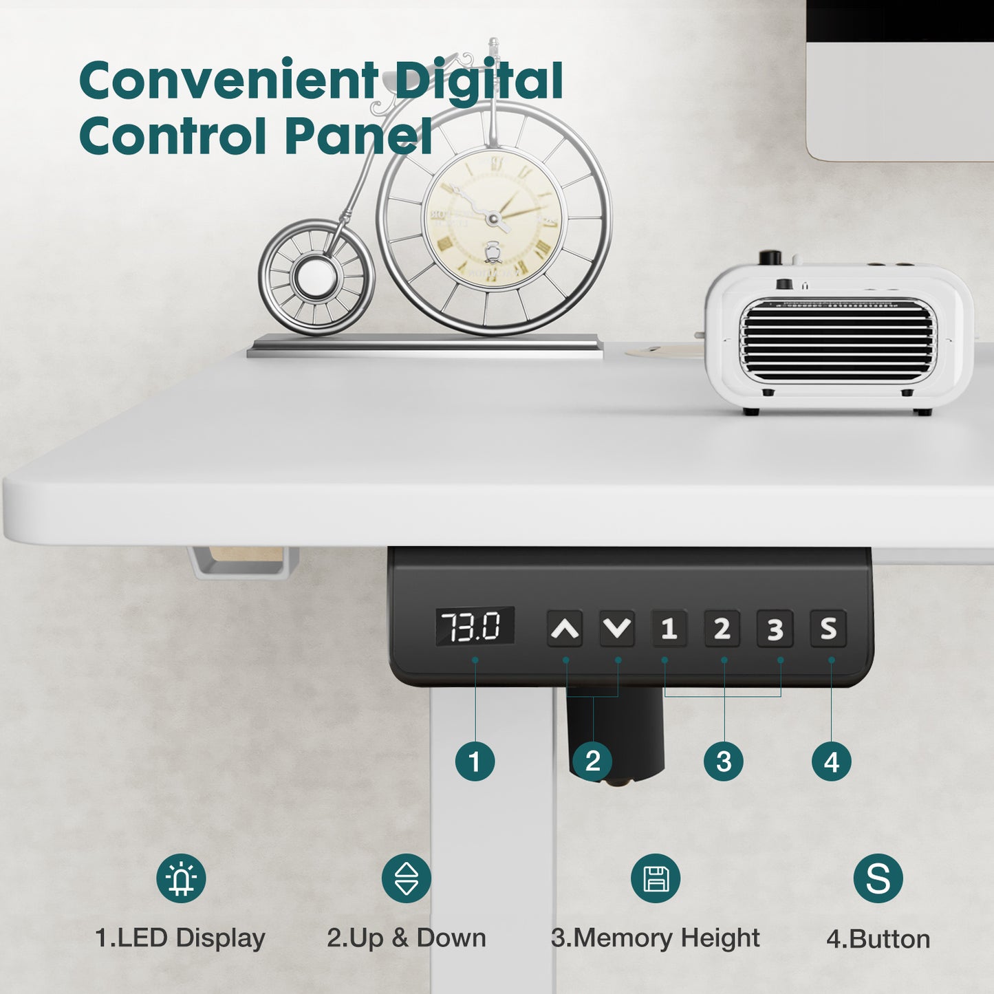 Viva Pivot Collection: Viva Pivot ErgoLift Height-Adjustable Table