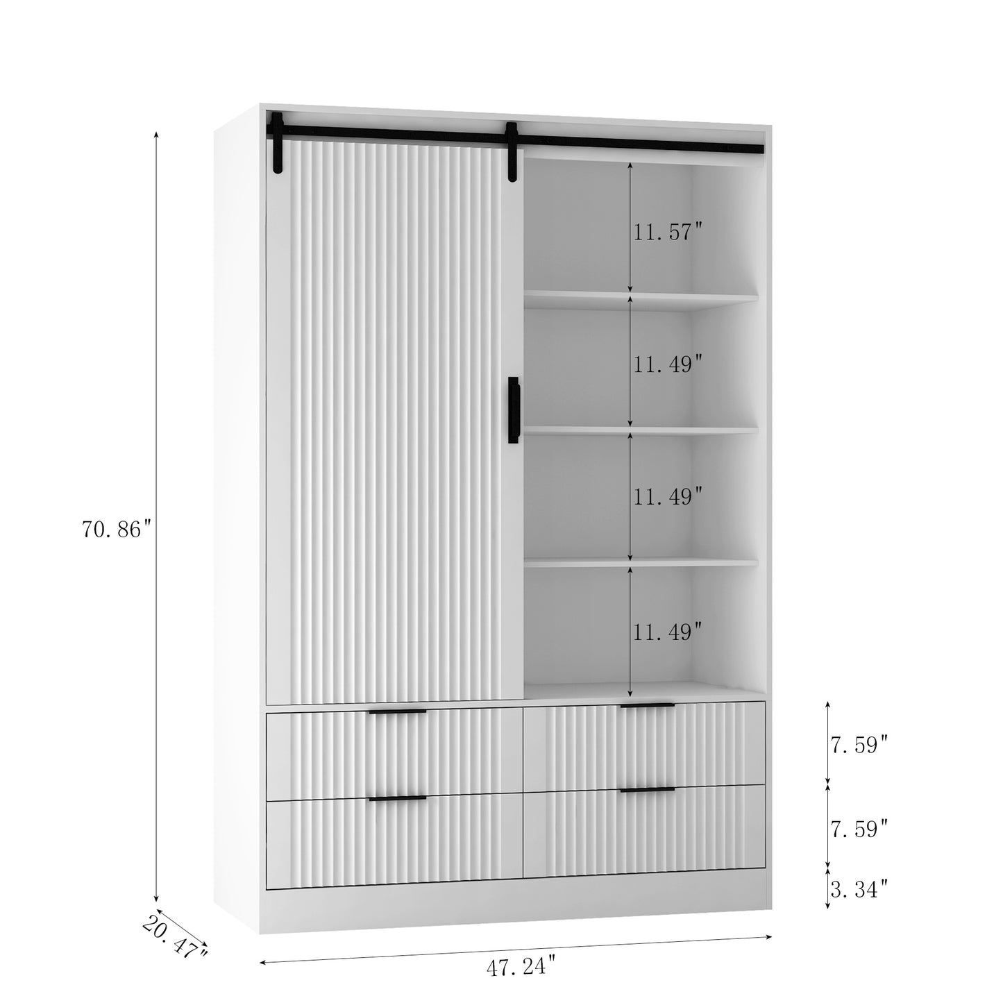 Viva Elite Barn Door Armoire Wardrobe – The Future of Bedroom Storage