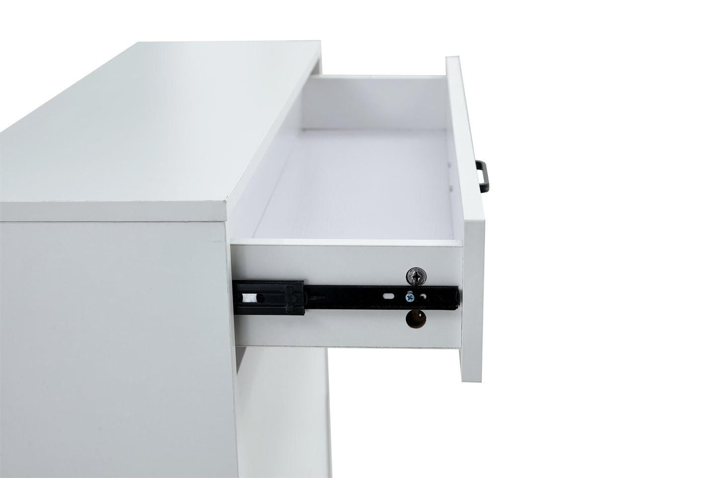 Shoe Cabinet , Shoe Storage Shelves, Metal Leg, White