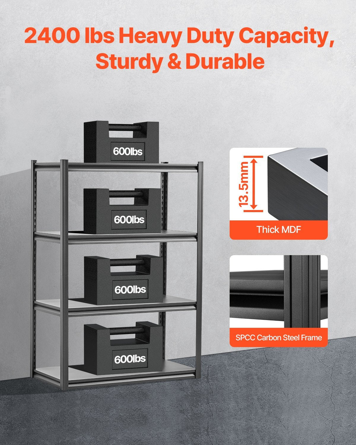 Viva Elite 4-Tier Garage Storage Shelving – The Future of Organized Living