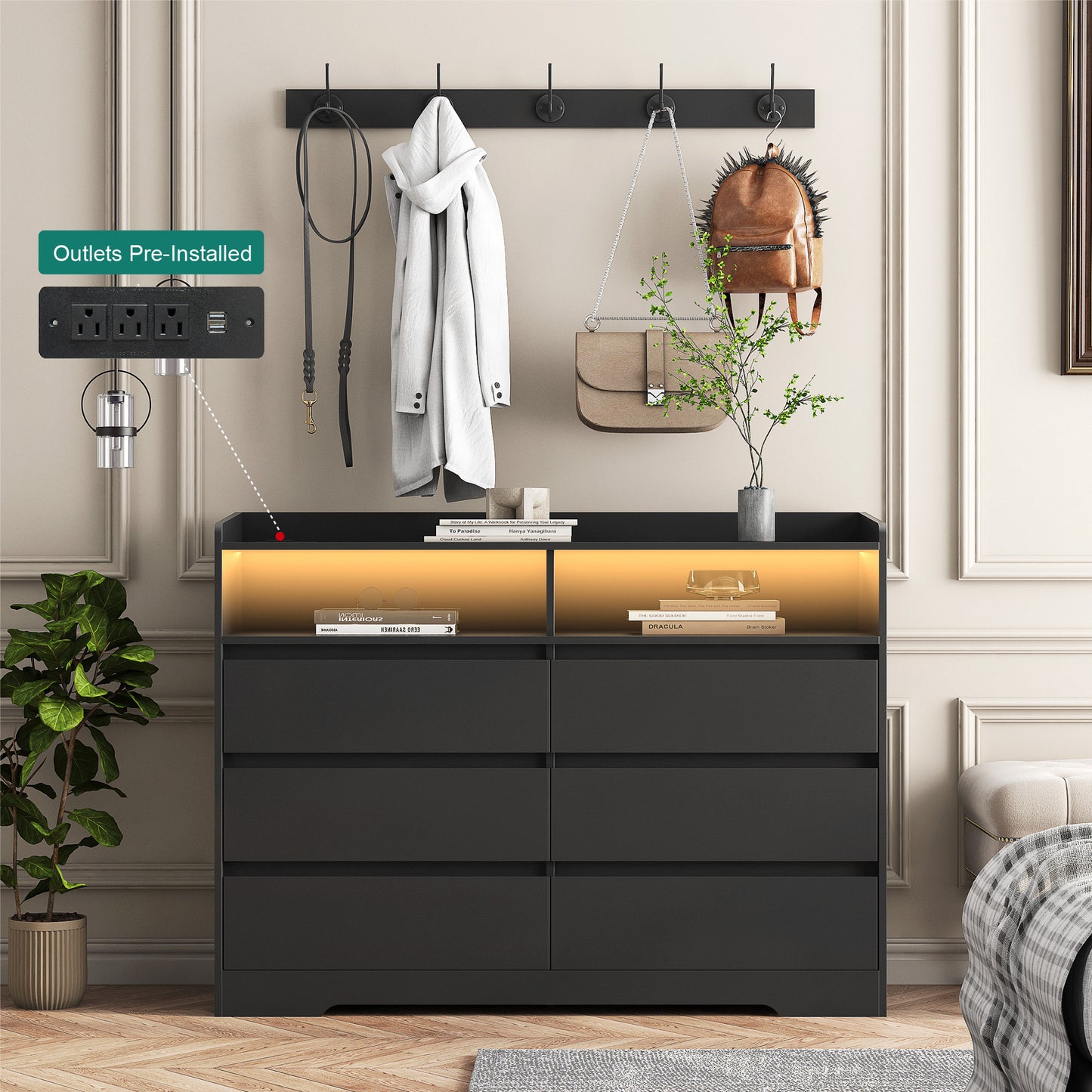 Viva Atelier Serenade Modern Sideboard & Storage Cabinet