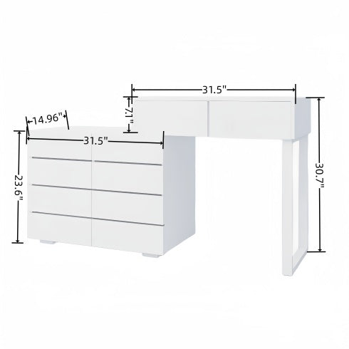 Modern 10-Drawer Vanity Chest – Sleek, Spacious & Stylish Storage Solution