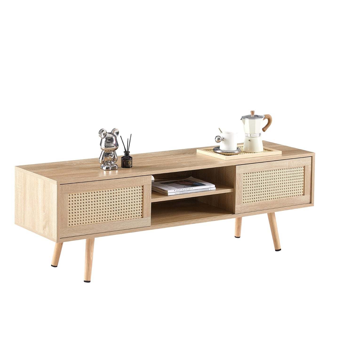 Viva Smart 55.12" Rattan TV Cabinet