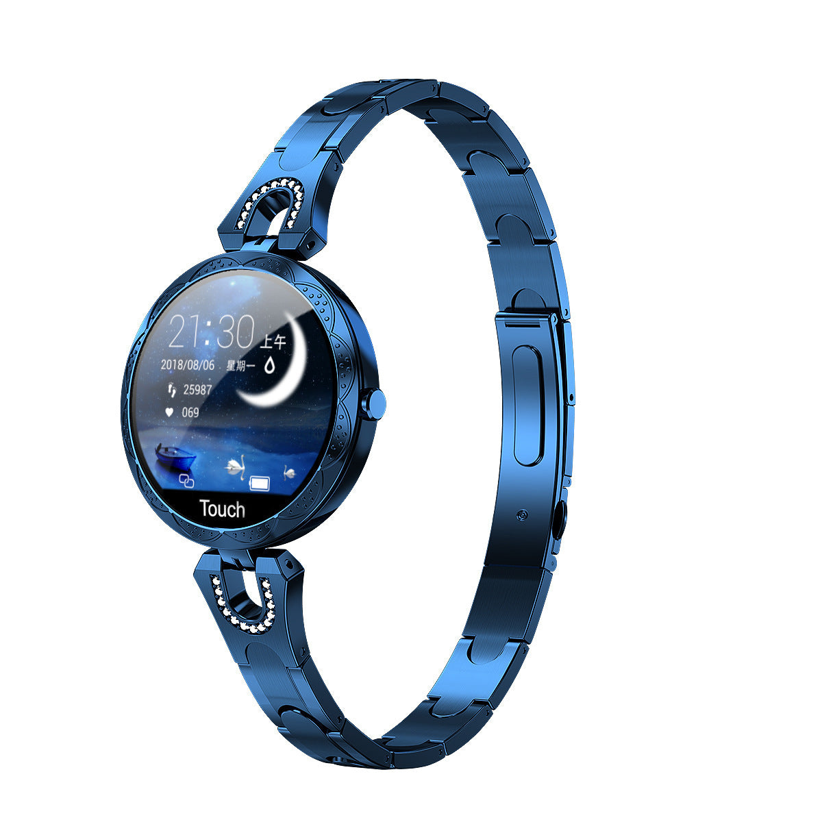 Smart Women's Sports Watch | Waterproof Heart Rate Monitor & Fitness Tracker for Women | Stylish Wearable Device