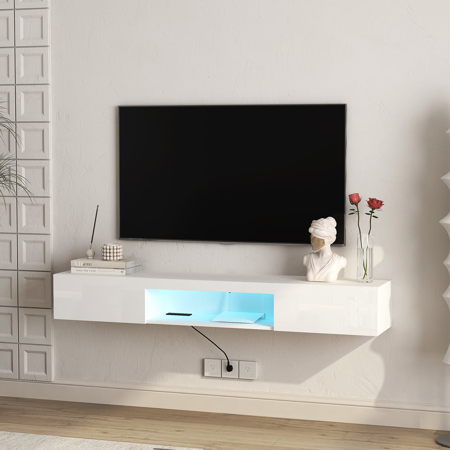 Viva Lumen Collection: The Lumen Halo Floating TV Stand