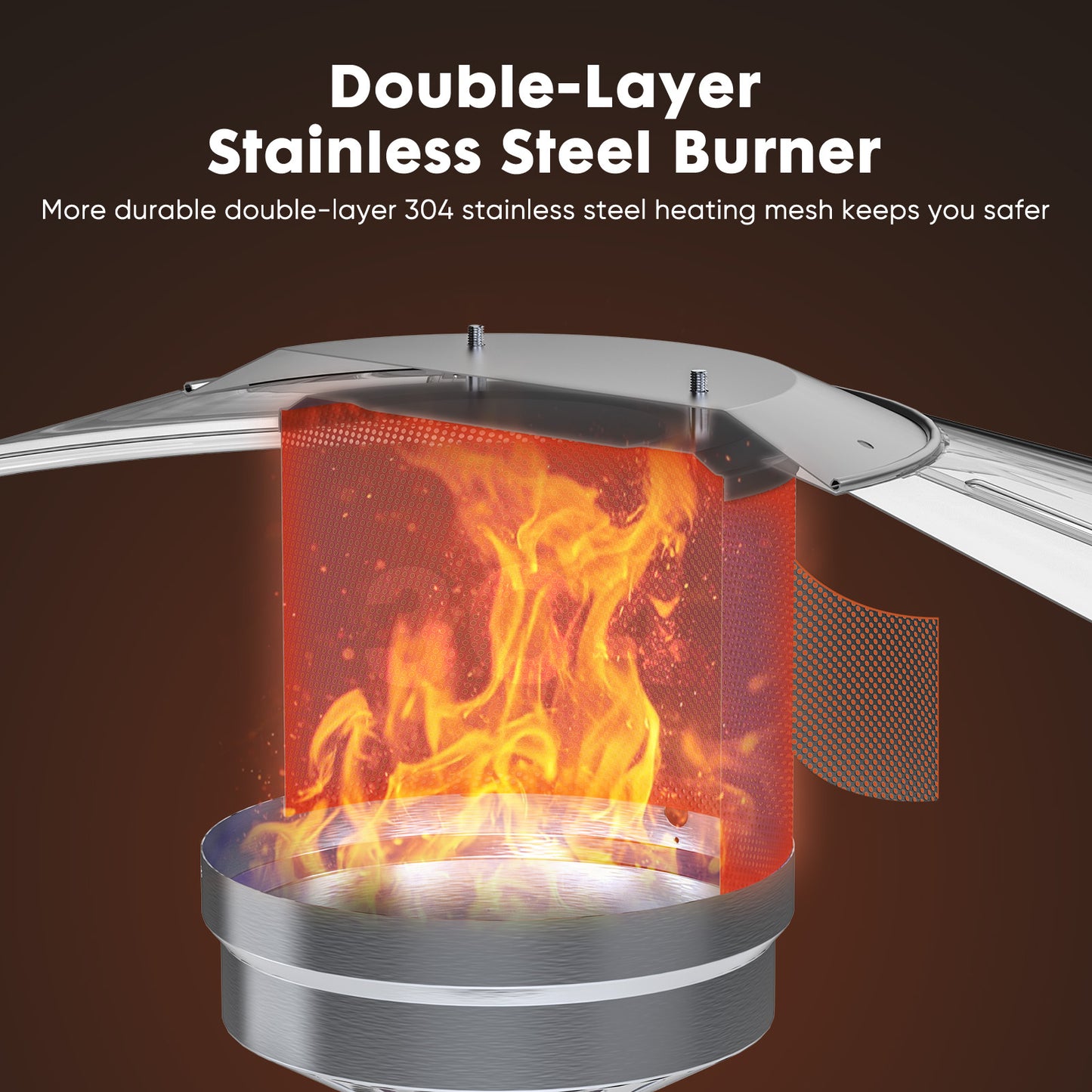 Viva Solstice™ 48,000 BTU Propane Patio Heater — Where Warmth Meets Urban Luxury