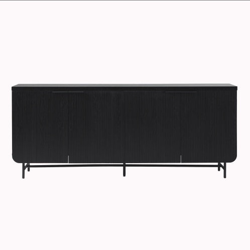 Viva Modern Minimal Collection: Scandi Fluted Door Sideboard