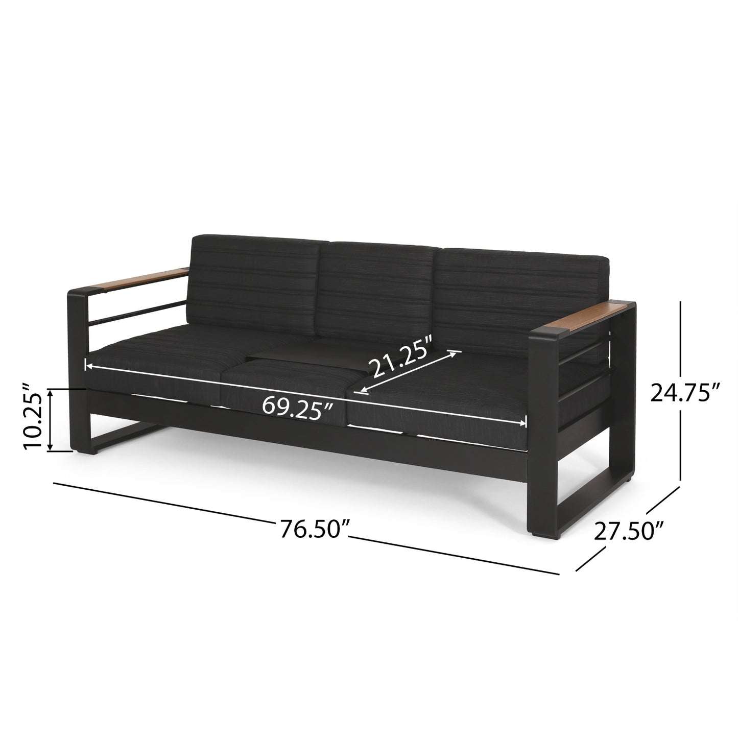 Viva Riviera Collection: The Giovanna 3-Seater Outdoor Sofa