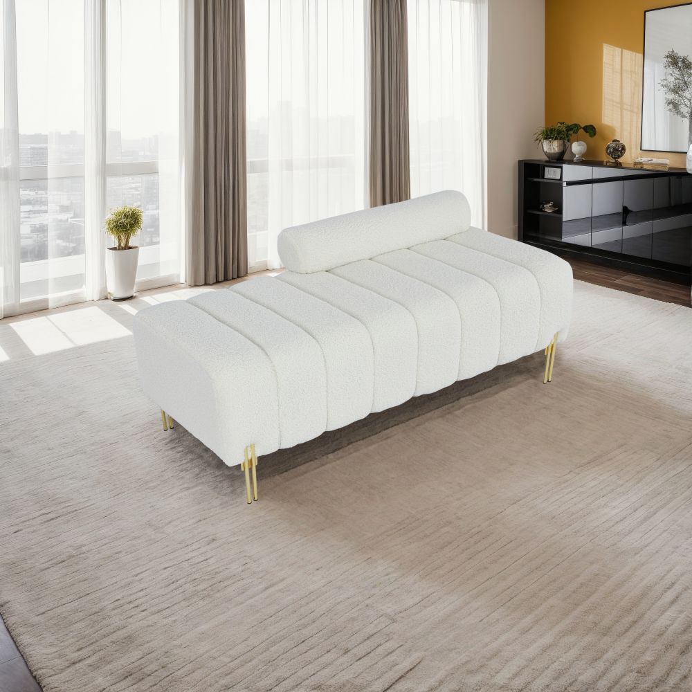 Viva Smart Living Collection: Teddy Velvet Bench