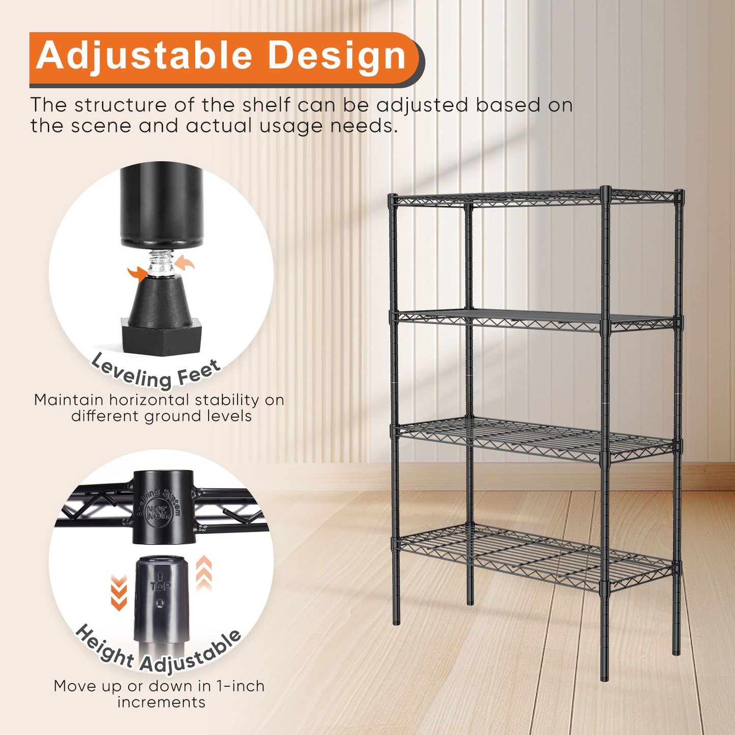 Viva Smart Adjustable Metal Wire Rack