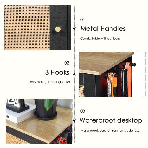 Viva Pawfect Collection: The Noir Pet Feeding & Storage Station