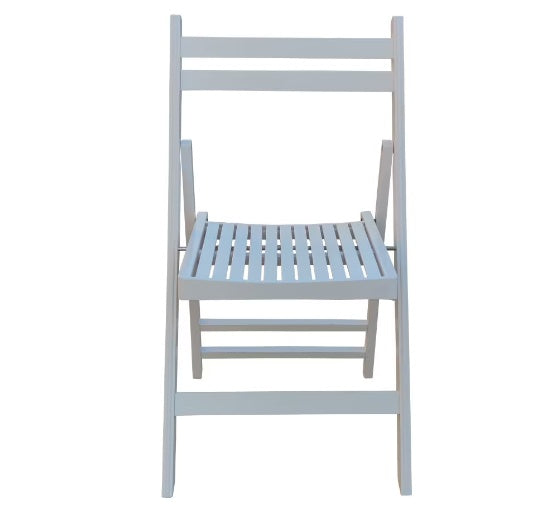 Viva Solara Slatted Wood Folding Event Chairs
