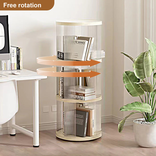360° Rotating Bookshelf | Modern Space-Saving Book Organizer