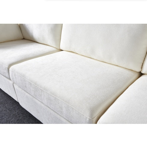 Viva Astrid Modular Sofa in Grey Chenille