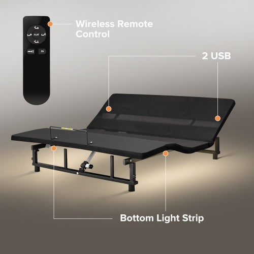 Viva Smart Living Collection: Adjustable Bed Base Frame