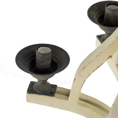6-Light Wood Chandelier with Adjustable Chain – A Perfect Blend of Rustic and Modern Elegance