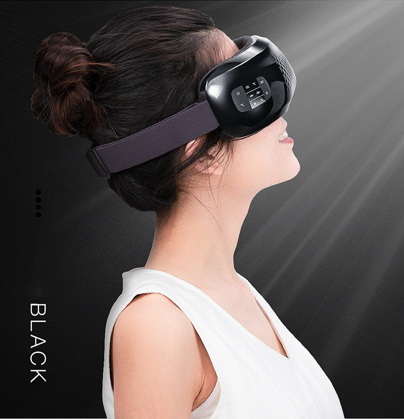 Bluetooth-Compatible Vibrating Hot Compress Airbag Kneading Sleep Aid Eye Protection Device – Relaxation and Eye Health Solution