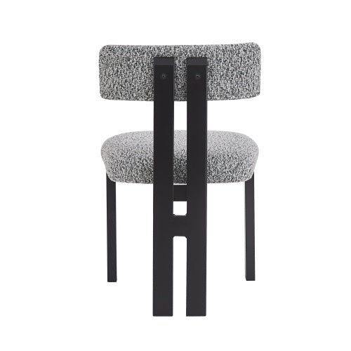 Upholstered Armless Dining Chairs With Metal Legs Set Of 2