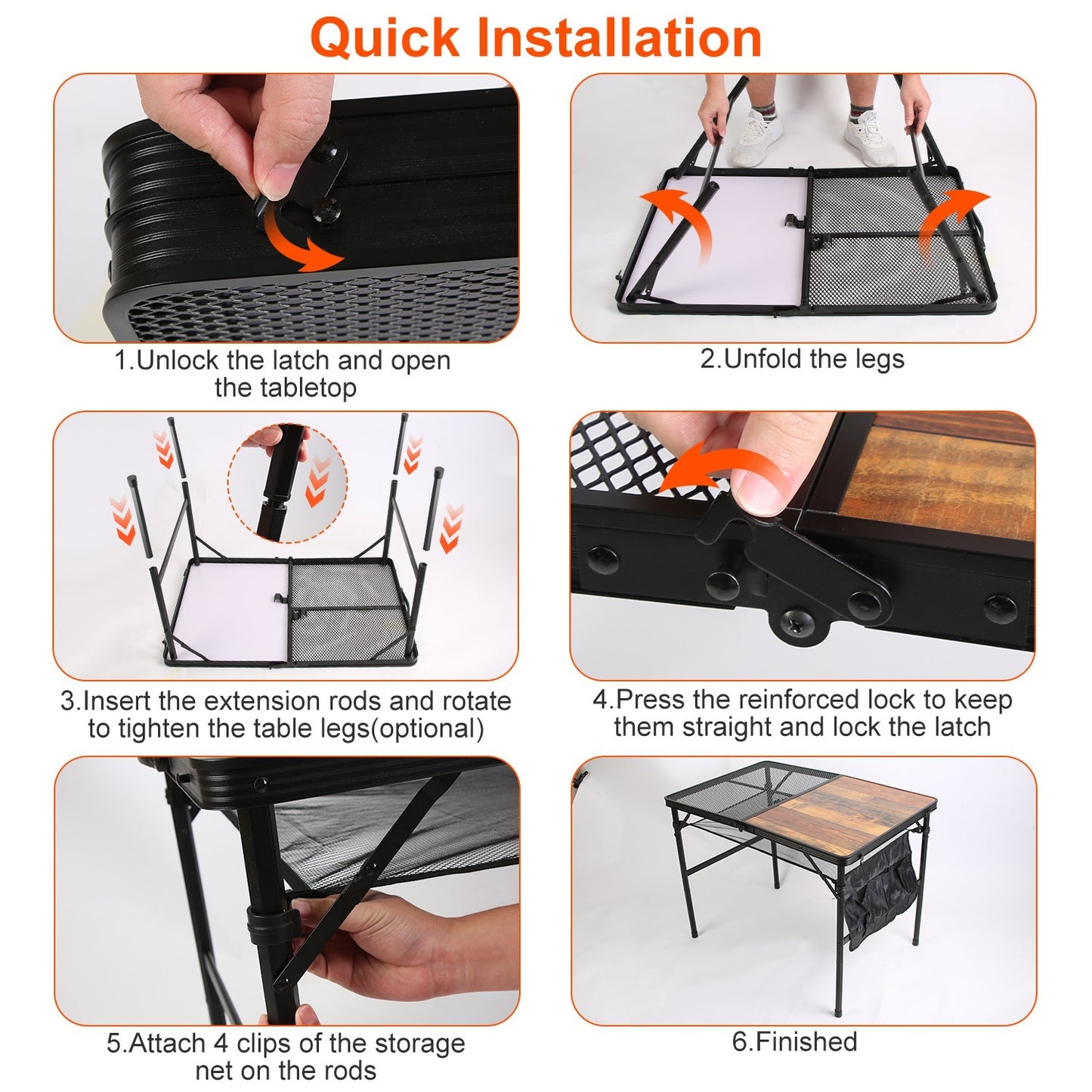 Viva Terrain Folding Table – Smart Function, Outdoor Elegance