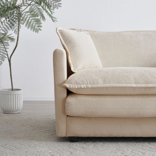Viva Atelier Kensington 3-Seater Mid-Century Modern Sofa
