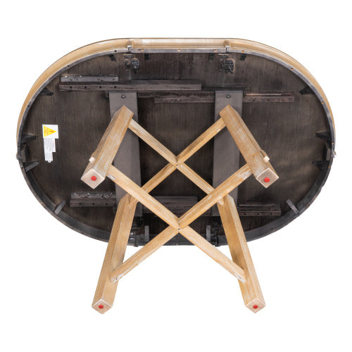 Viva Ellipse Collection: Viva Ellipse Extendable Round Dining Table