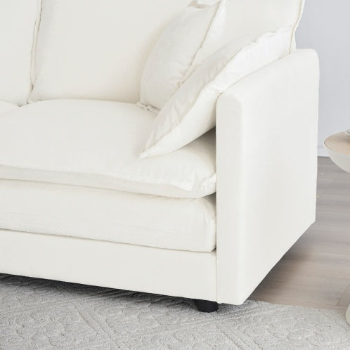 Viva Elite Solenne Mid-Century Modern 3-Seater Sofa - The Future of Timeless Design