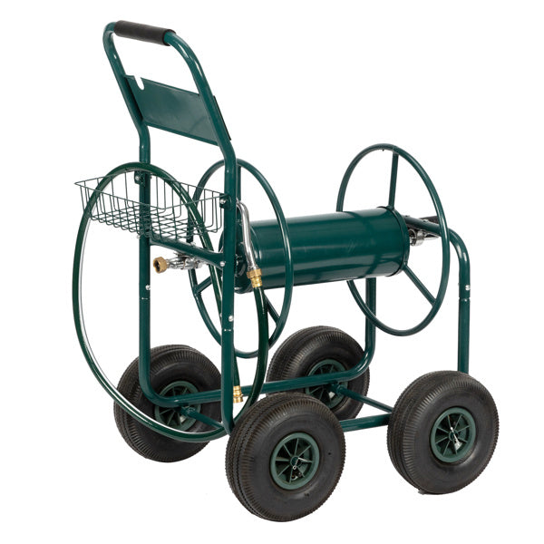 Industrial-Style Green Molten Iron Pipe Cart | Sturdy & Multi-Functional Storage Solution