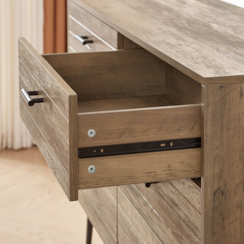 Modern 6-Drawer TV Stand | Stylish & Spacious Entertainment Center