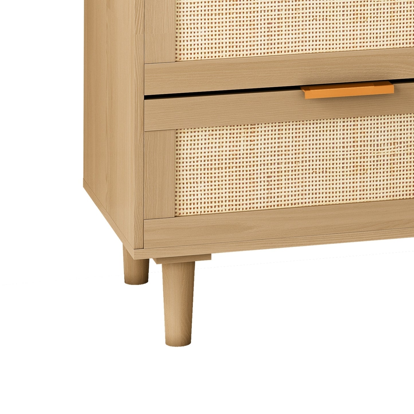 Viva Essentials Collection: 6-Drawer Rattan Dresser