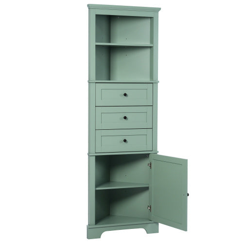 Viva Émeraude Triangular Tall Cabinet