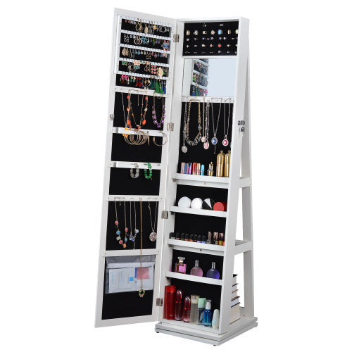 Viva Elite Prism 360° Rotating Full-Length Mirror Jewelry Cabinet – The Future of Reflective Storage