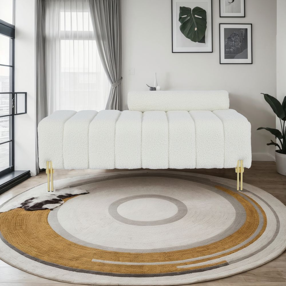 Viva Smart Living Collection: Teddy Velvet Bench