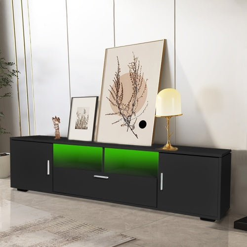 Viva AV Luxe Collection: Modern LED TV Stand for 75″ TVs