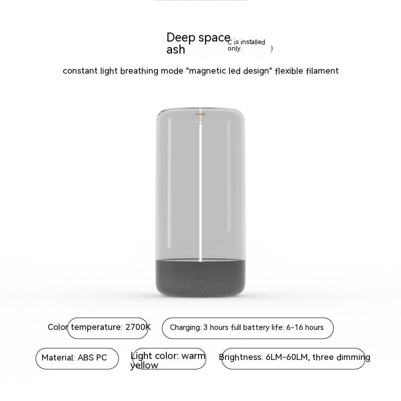 Portable LED Camping Light - The Ultimate Rechargeable Night Light for Outdoor Adventures