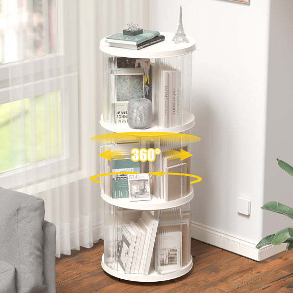 360° Rotating Bookshelf | Modern Space-Saving Book Organizer