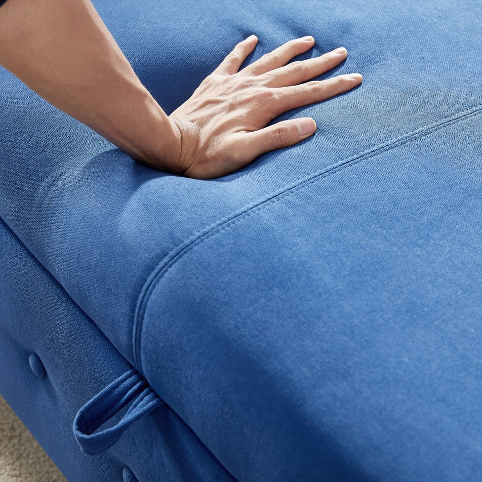 Viva Elite Nautica Navy Blue Storage Sofa Stool - The Future of Multi-Functional Design