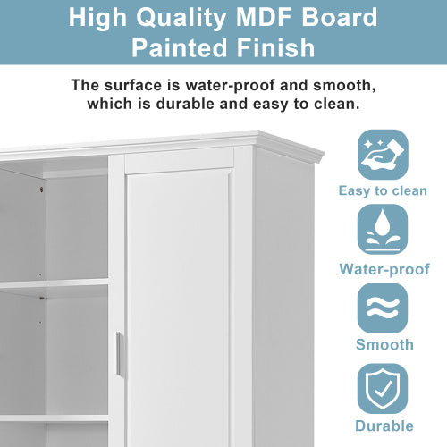 Viva Serenity Collection: Viva Serenity Tall Bathroom Storage Cabinet