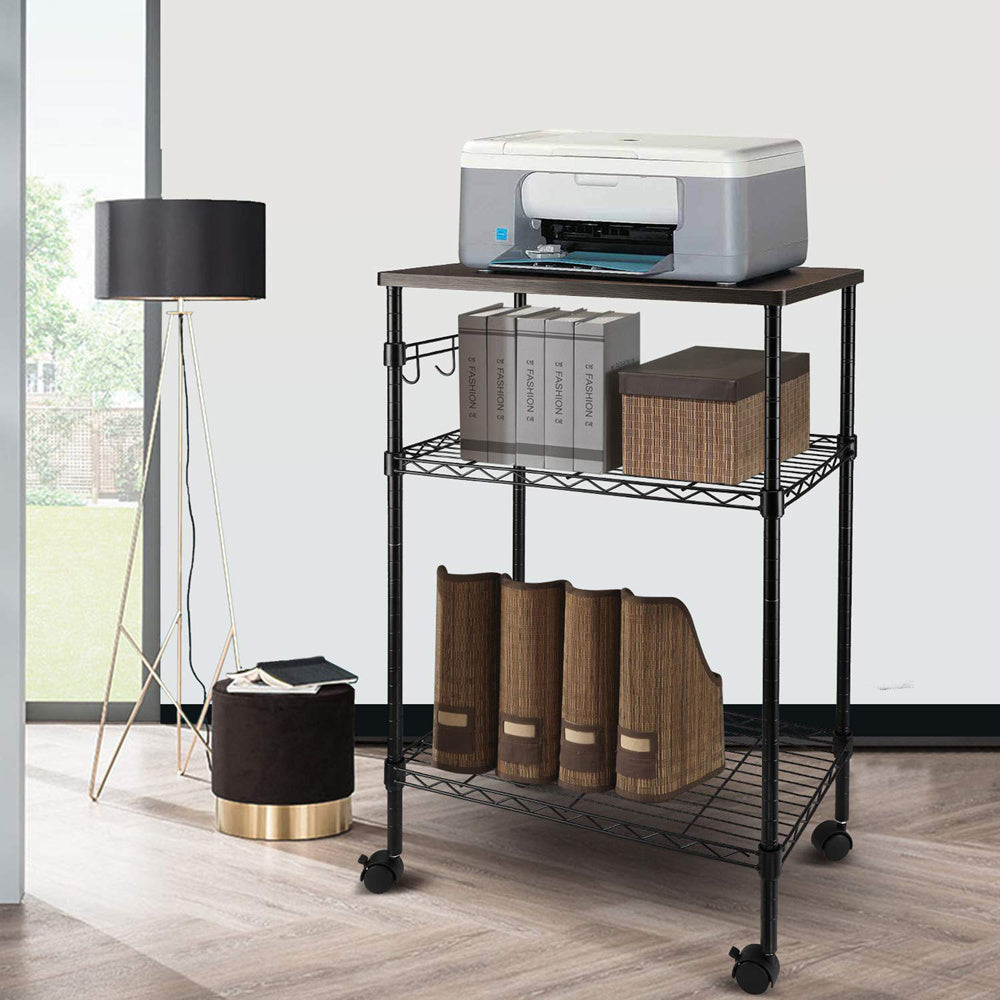 Viva Elite Mobile Utility Cart with Wooden Canopy – The Future of Adaptive Storage