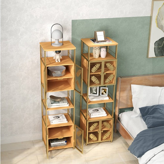 Viva Noir Collection: Viva Noir Slim Freestanding Tall Lockers