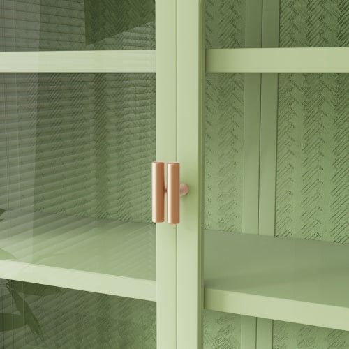 Viva Verdea Two-Door Glass Wall Cabinet