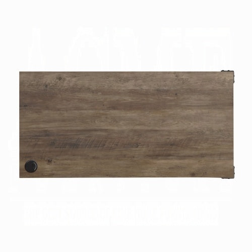 Viva Elite Rustic Oak Writing Desk with Sliding Barn Door – The Future of Farmhouse Sophistication