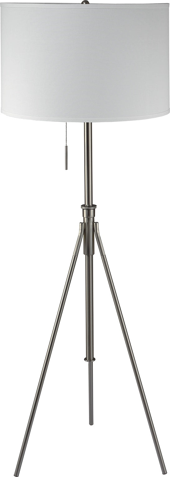 Viva Elite Adjustable Tripod Floor Lamp with KD Fabric Shade