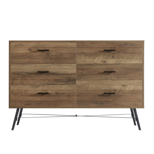 Modern 6-Drawer TV Stand | Stylish & Spacious Entertainment Center