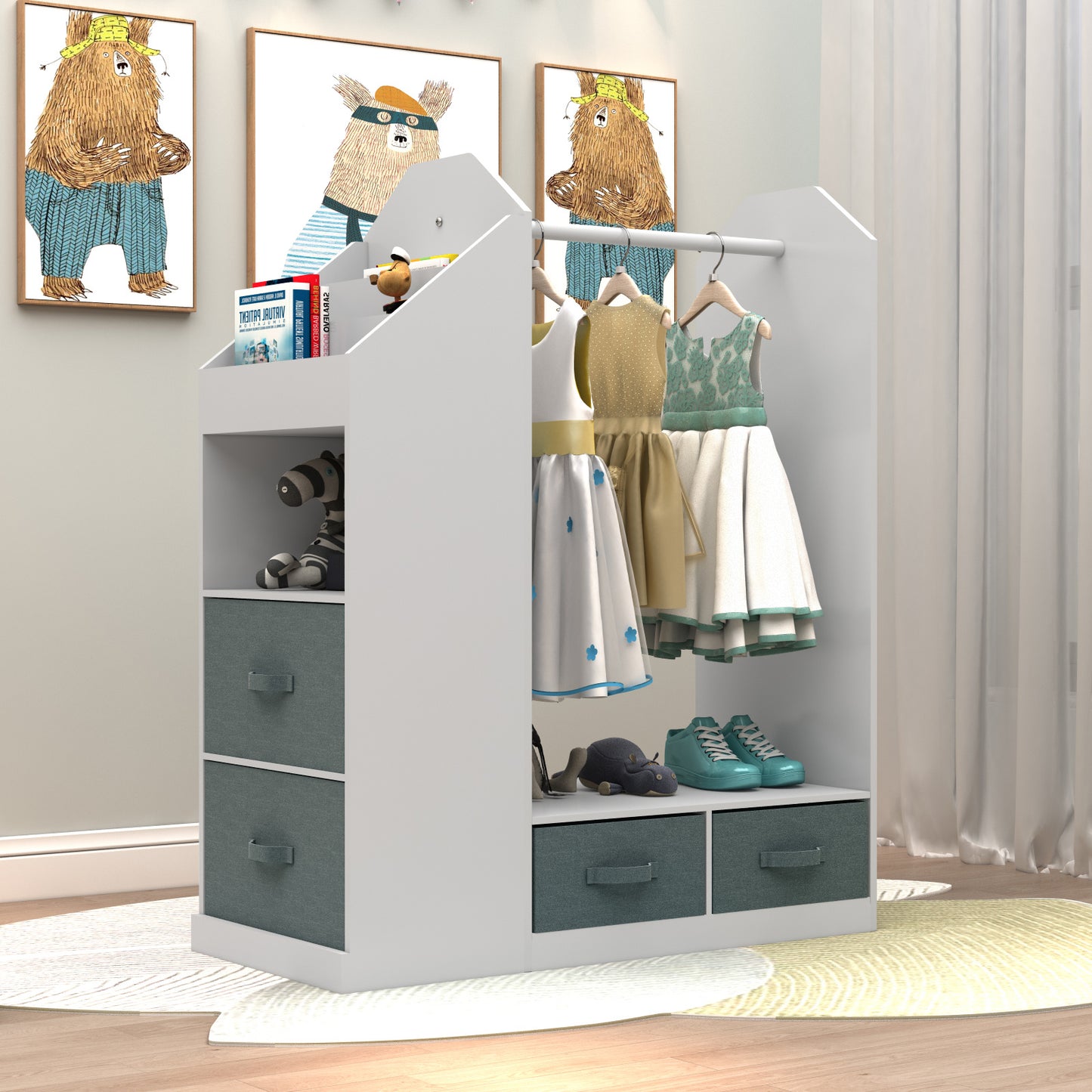 Viva Smart Living Collection: Children’s Clothing Storage Rack