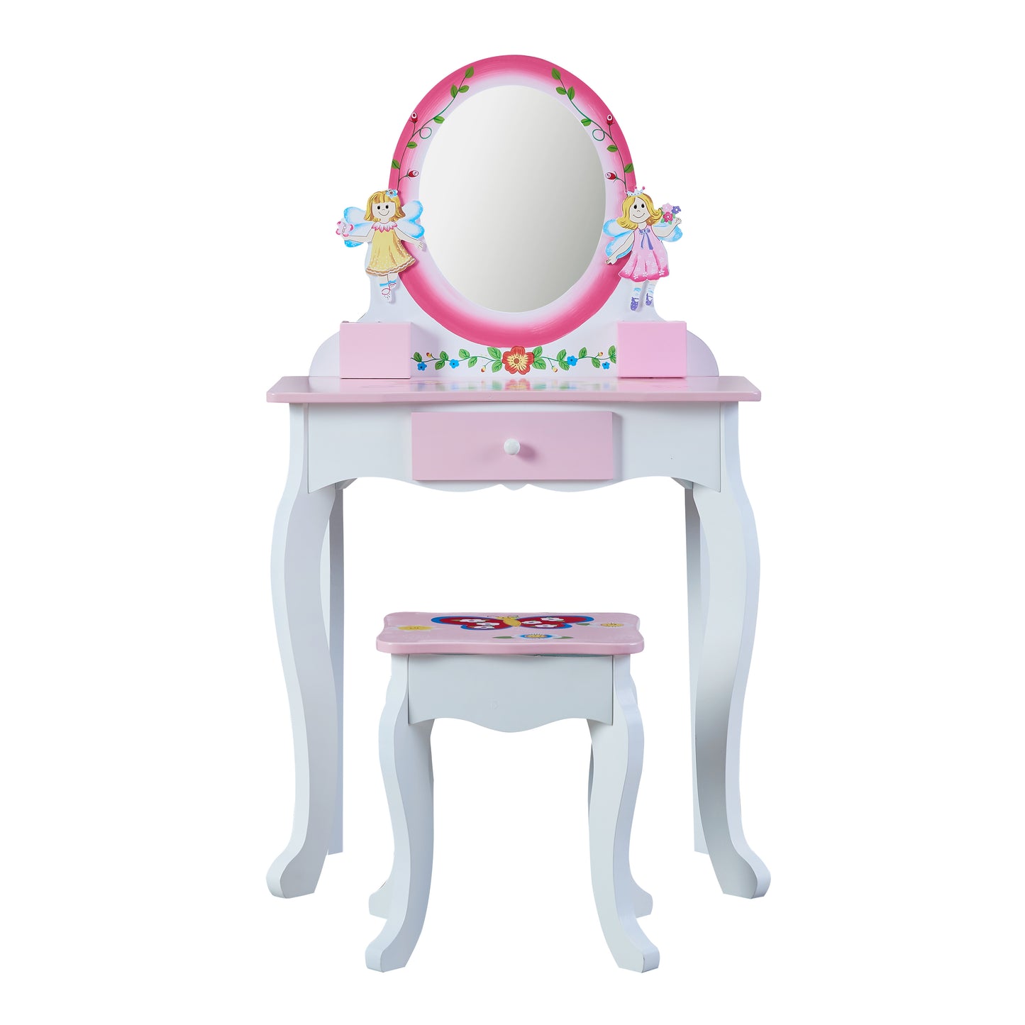 Viva Elite Aurora Kids Mirrored Vanity Collection - The Future of Young Elegance