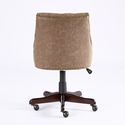 Viva Arden Sheepskin-Pattern Office Chair