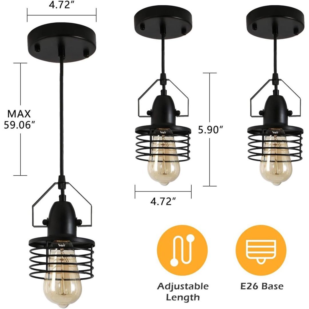 Viva Veranda Collection: The Forge Noir Cage Pendant