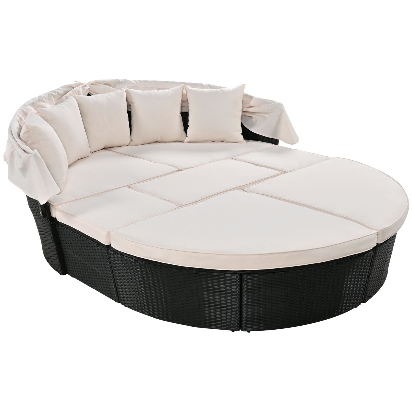 Viva Solara Collection: The Solara Circular Daybed with Retractable Canopy