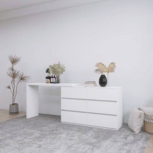 Modern 6-Drawer Chest - Stylish & Functional Storage Solution