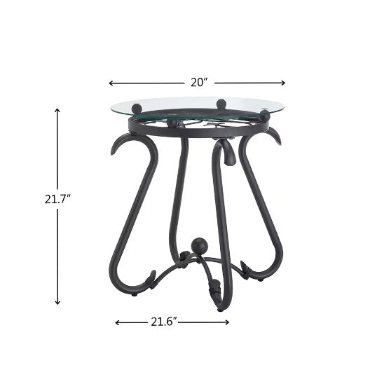 Viva Lume Duo Glass Table Set – Minimal Form, Maximum Style
